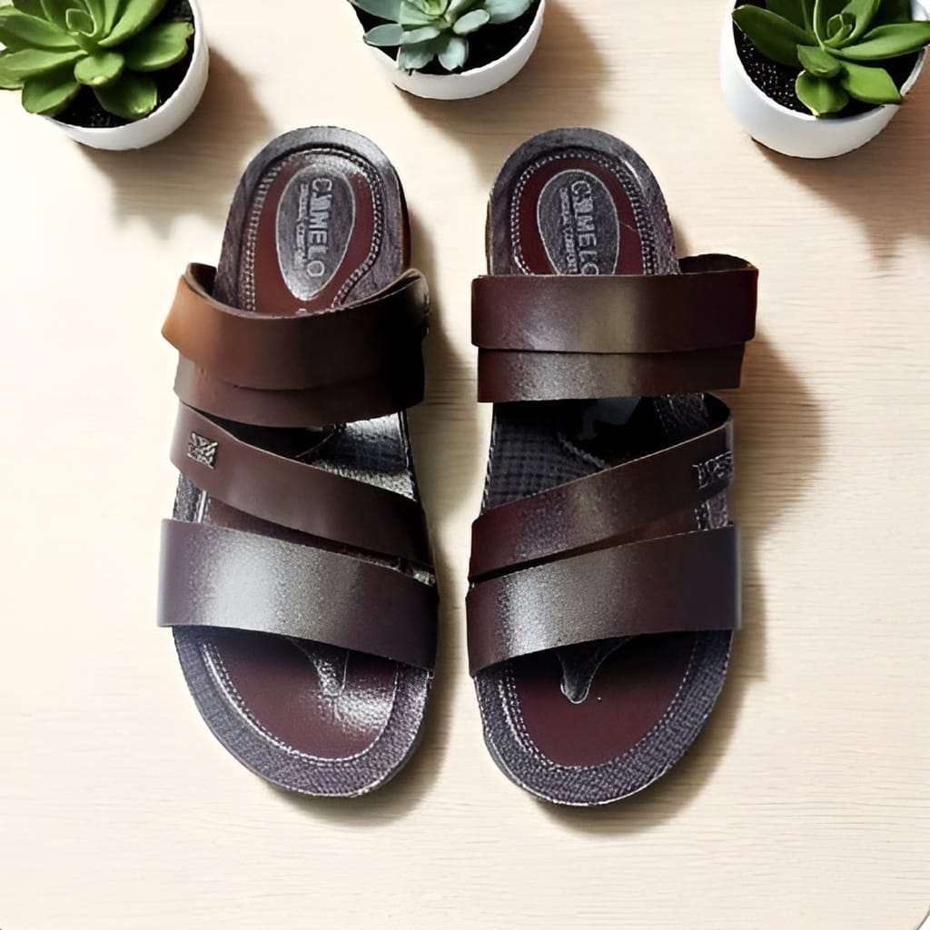 Casual Brown Sandal for Boys & Men.